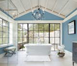 Dunn Edwards 2024 color of the year, a blue shade called Skipping Stones, belongs to a nature-inspired collection that’s meant to provide a connection with the outdoors.