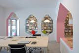 A Rainbow of Colorful Arches Brightens Up a Live/Work Home in Japan
