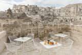 In some parts of the ancient city, the streets run above these subterranean cave homes.