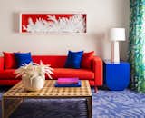 Three color concepts—pink, teal and blue—were used to add variety to the guest room interiors.