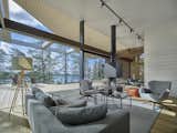 The view of the lake from the living area.